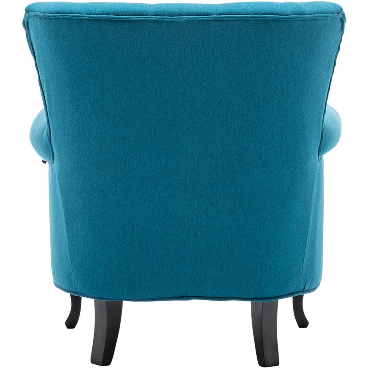 Linen Vintage Armchair - Yellow – image 17