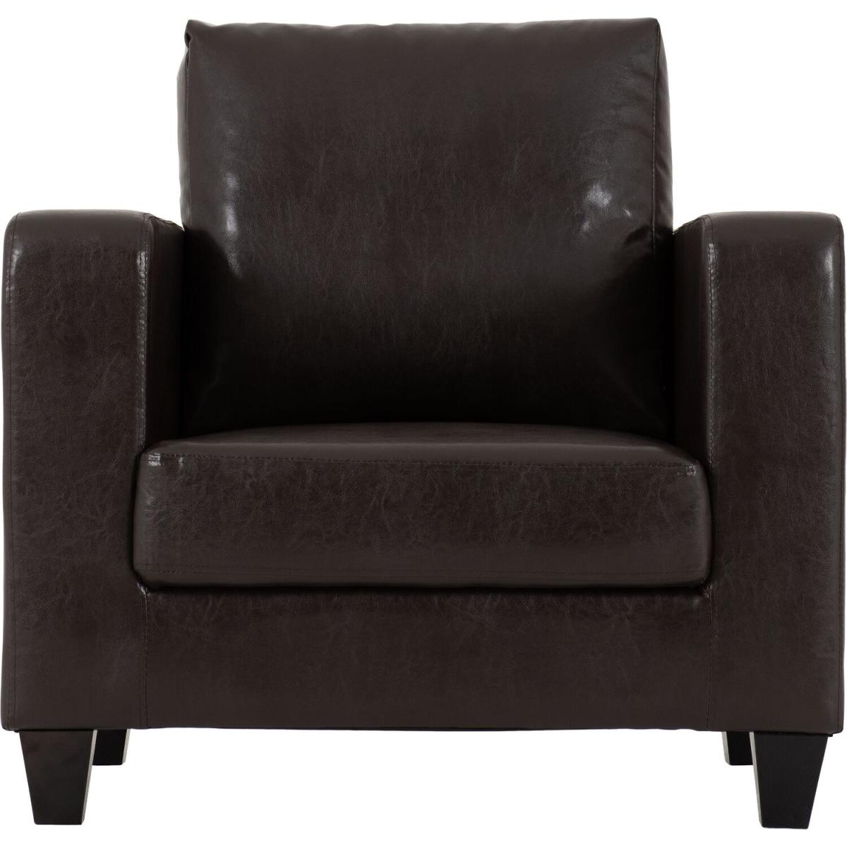 Tempo Armchair - Brown PU – image 2