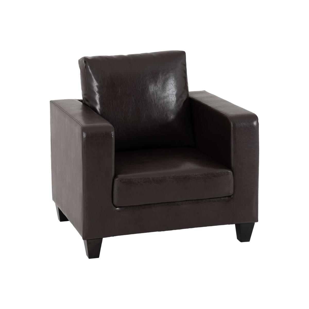 Tempo Armchair - Brown PU – image 1