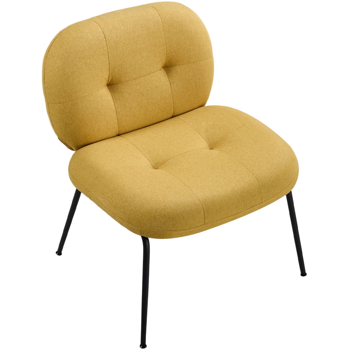 Modern Upholstered Lounge Chair - White – image 15