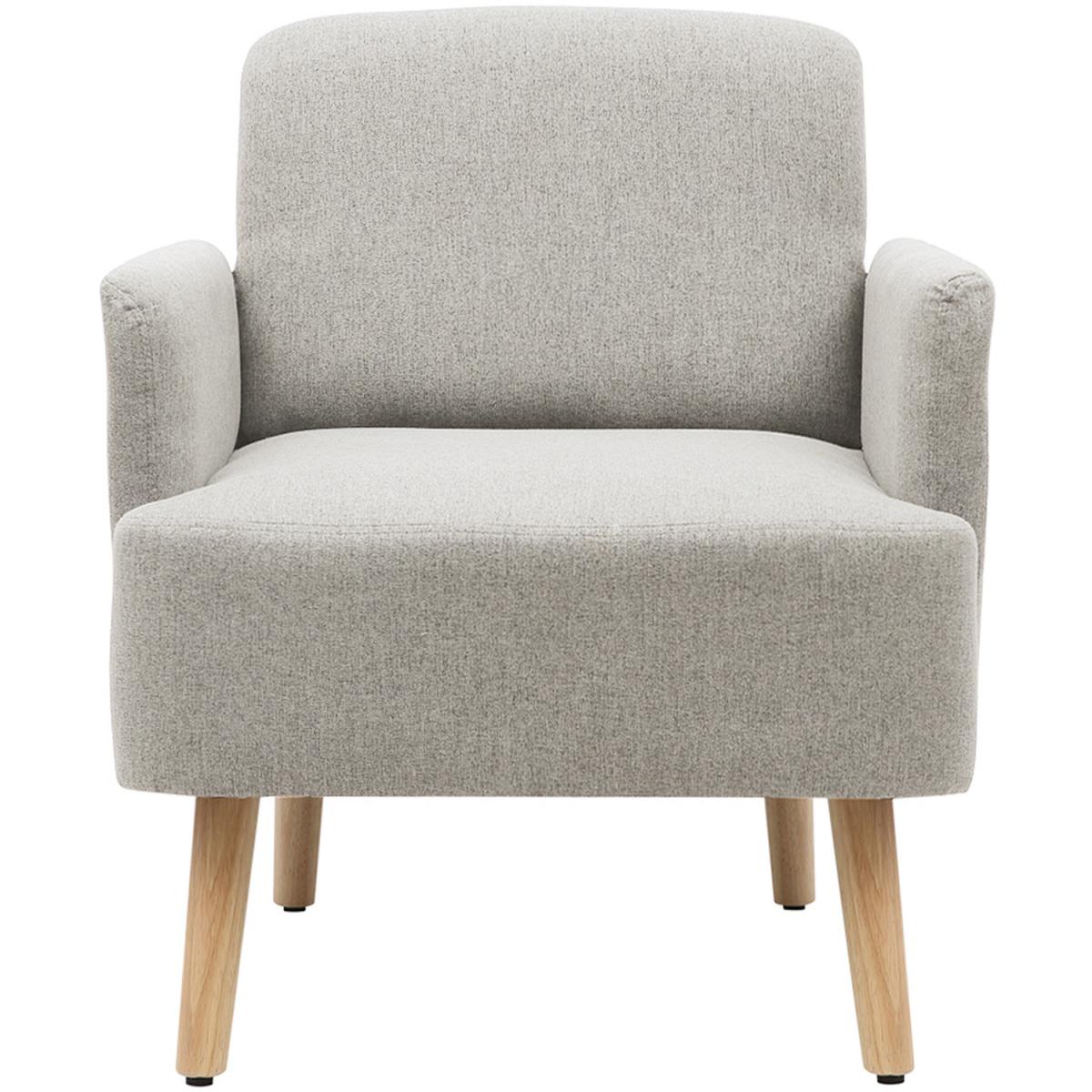 Imitation Cashmere Armchair - Grey – image 3