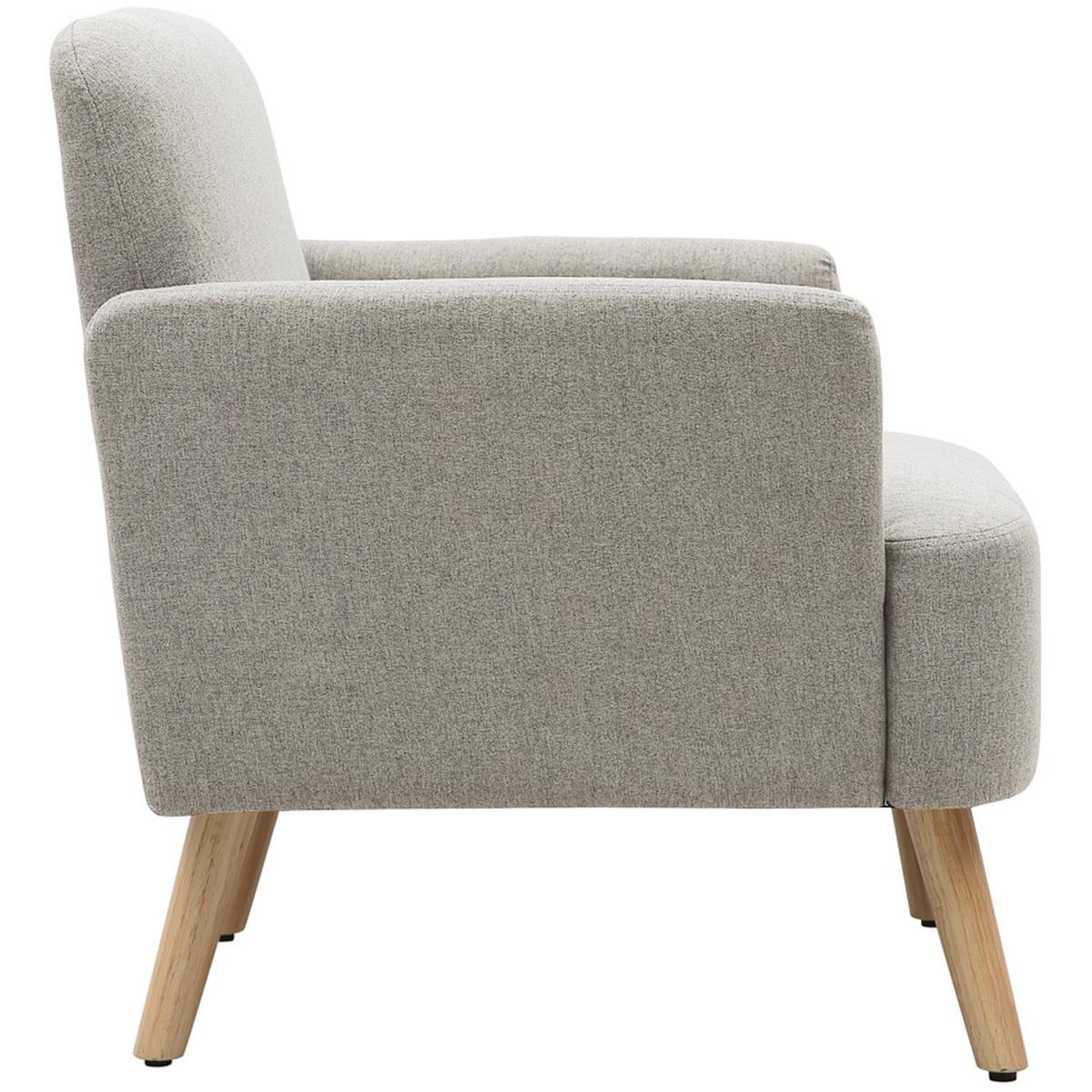 Imitation Cashmere Armchair - Grey – image 4