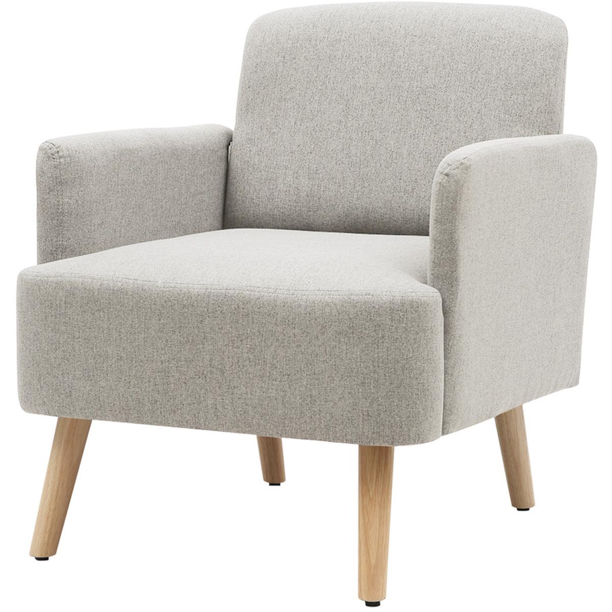 Imitation Cashmere Armchair - Grey – image 8