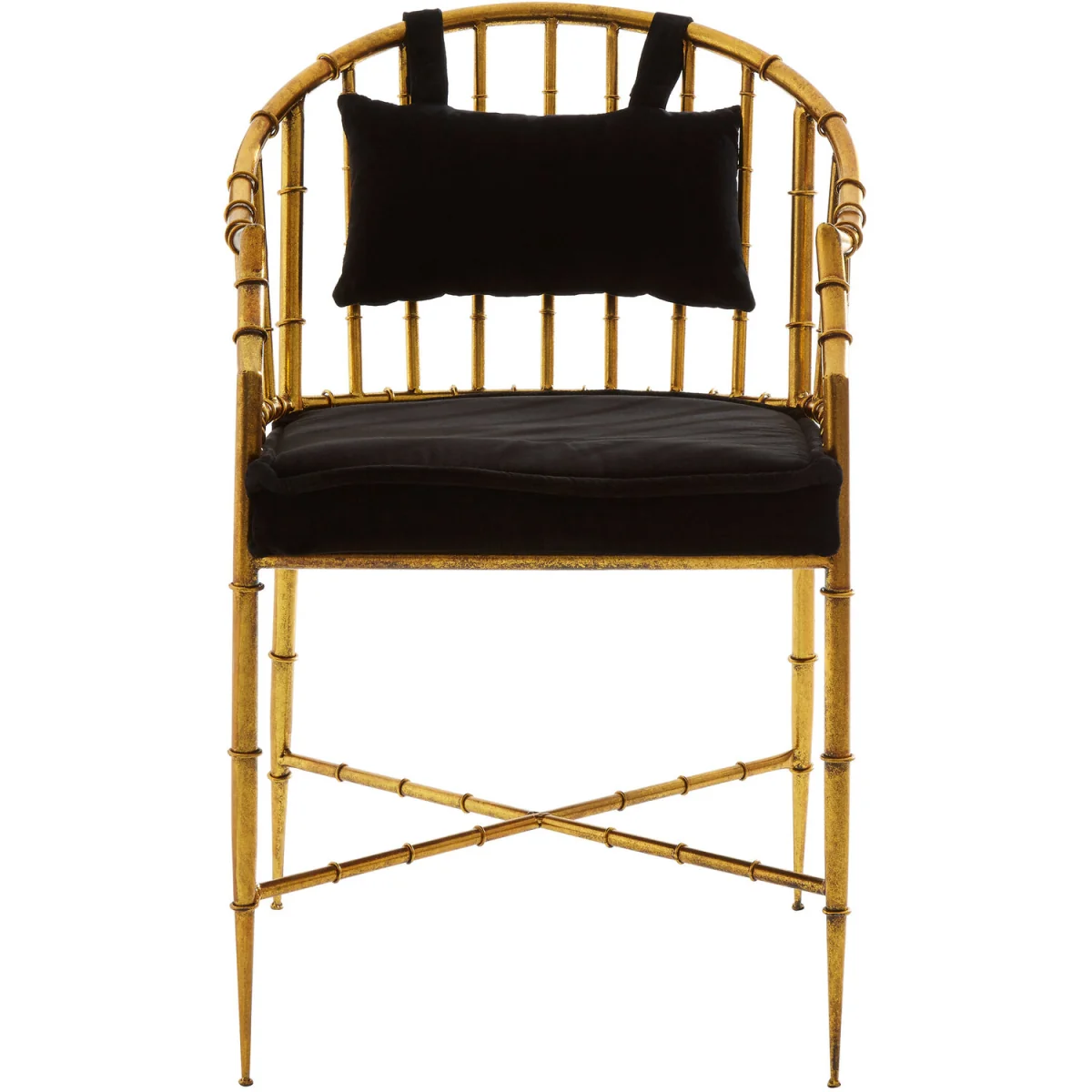 Monroe Gold Frame Accent Armchair - Gold – image 2