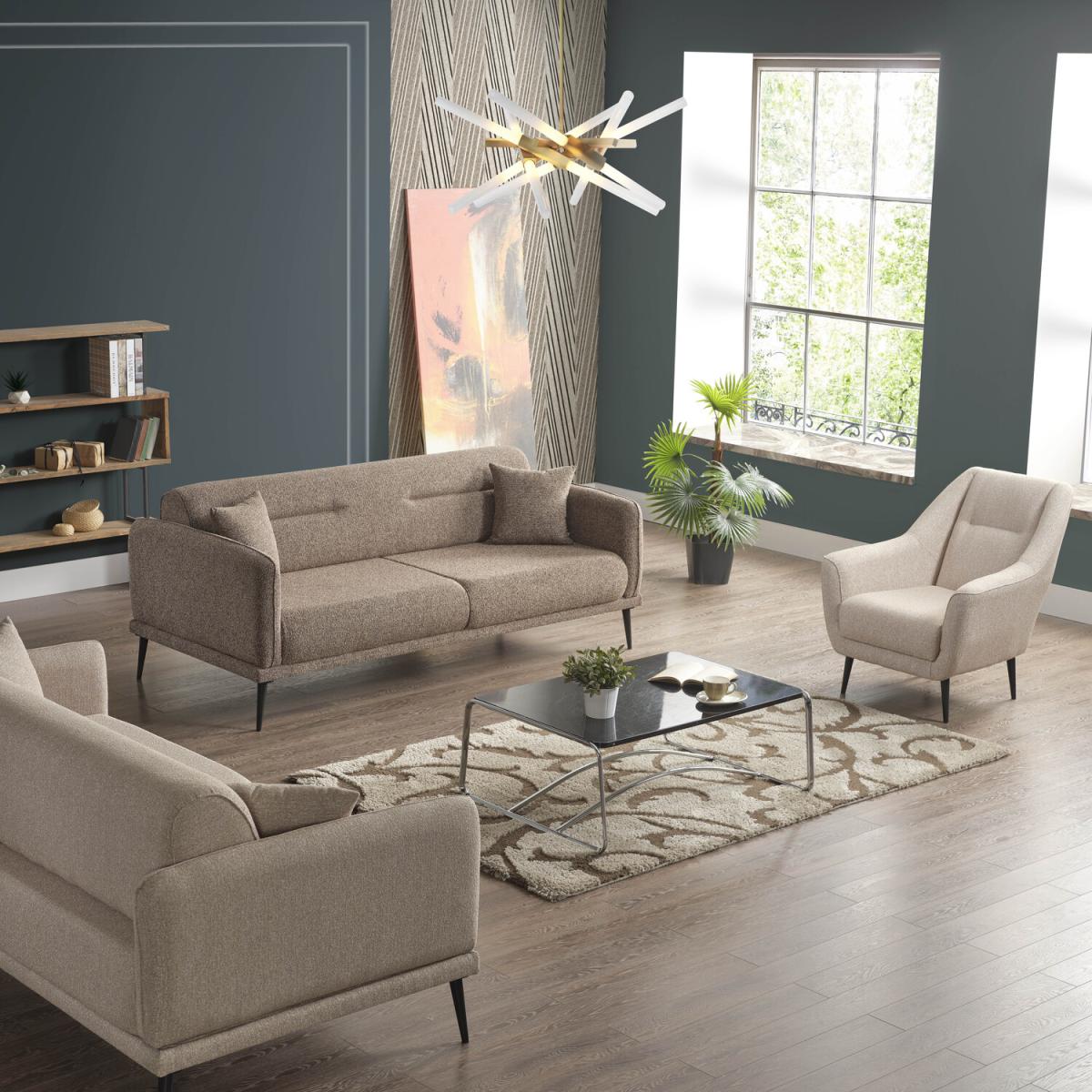 Izel Peru Armchair - Light Grey – image 4