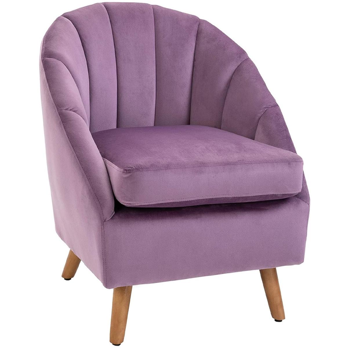 Velvet Single Armchair - Grey – image 6