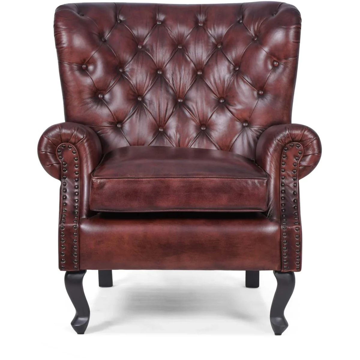 Hampton Armchair - Ox Blood Red – image 3