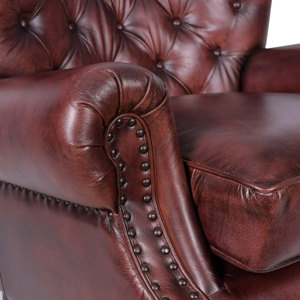 Hampton Armchair - Ox Blood Red – image 5