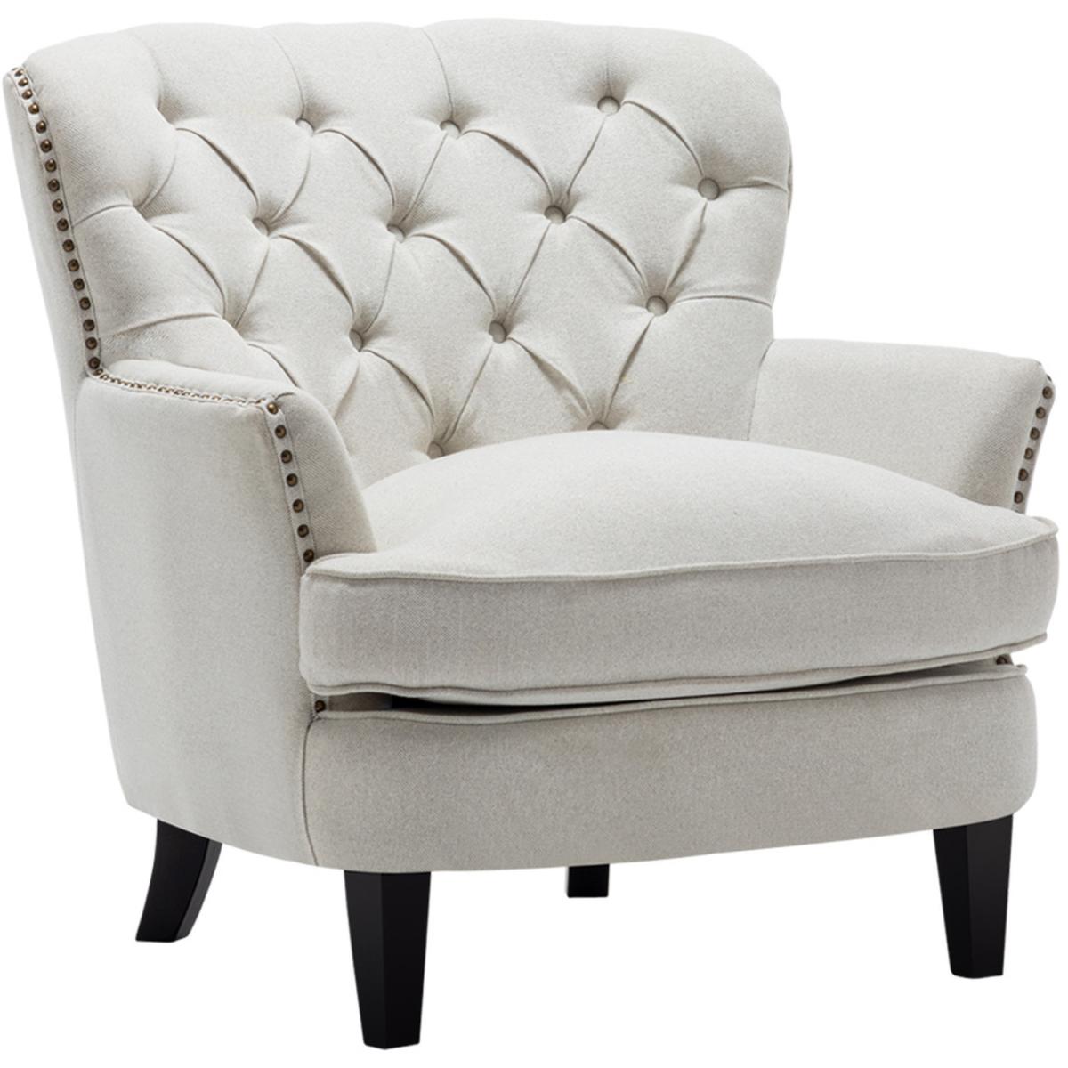 Linen Club Chair - Grey – image 11