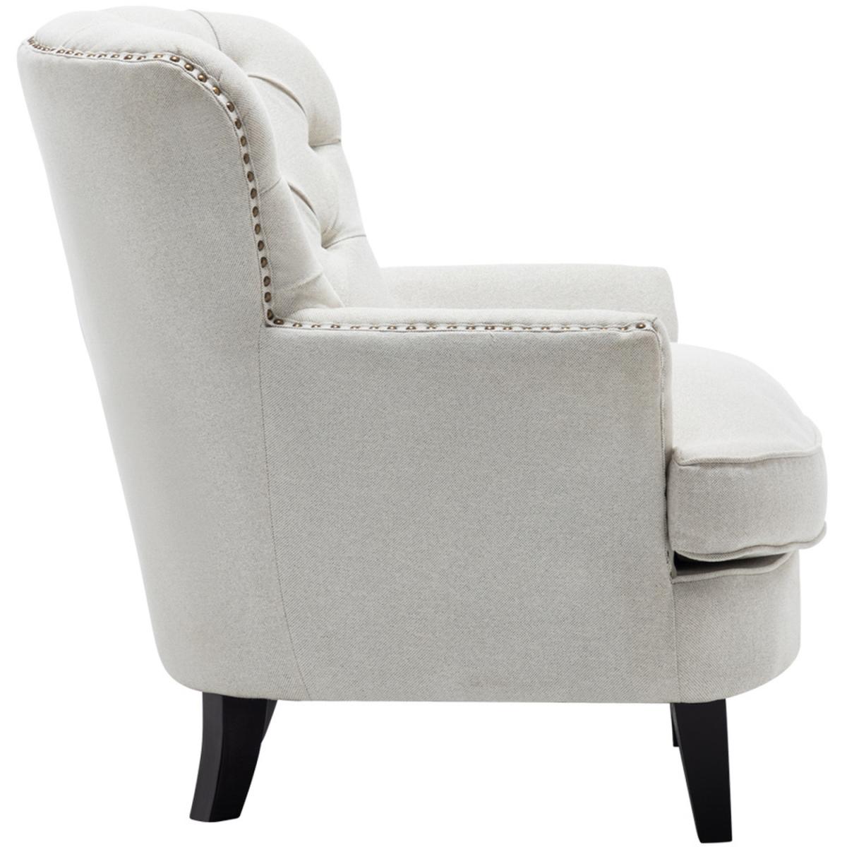 Linen Club Chair - Grey – image 13