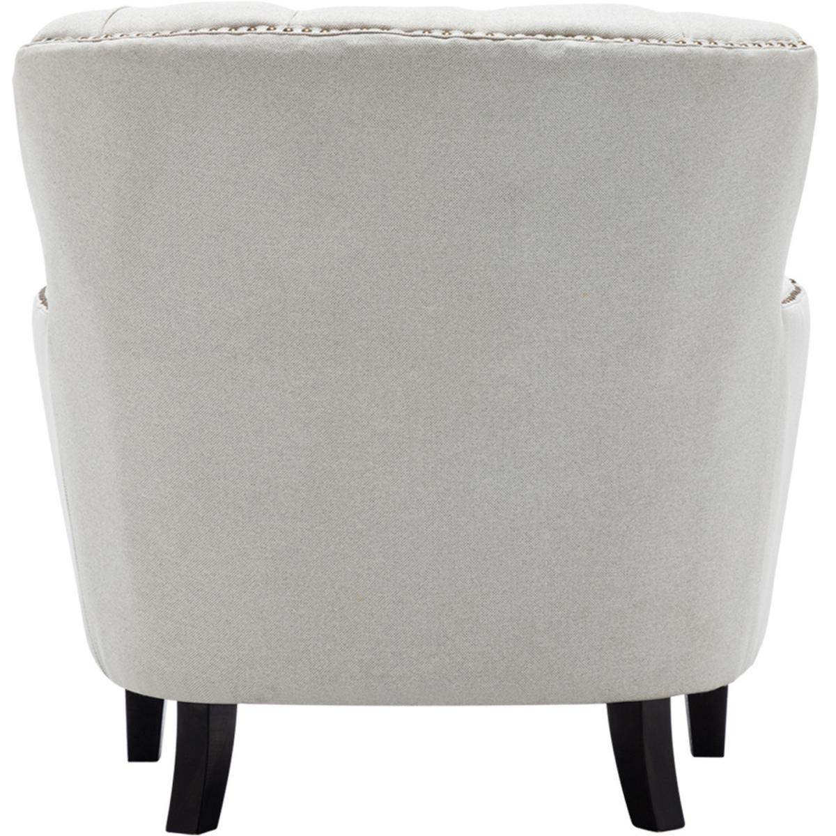 Linen Club Chair - Grey – image 14