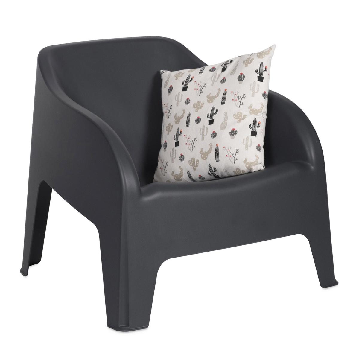 Petra Stackable Armchair - Anthracite grey – image 3