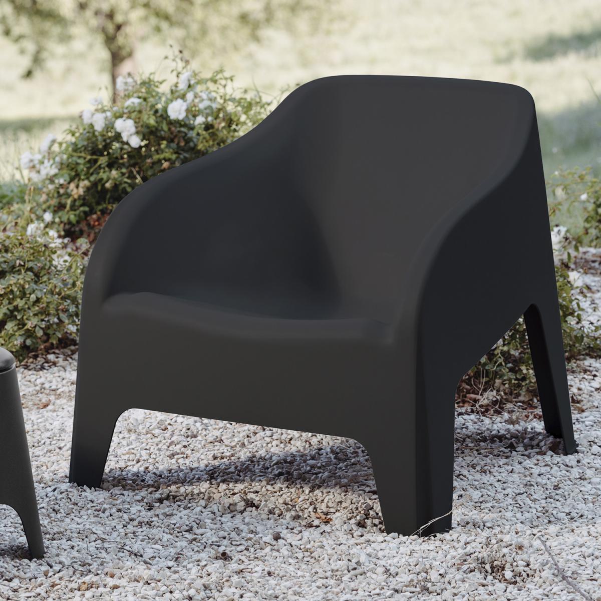 Petra Stackable Armchair - Anthracite grey – image 4