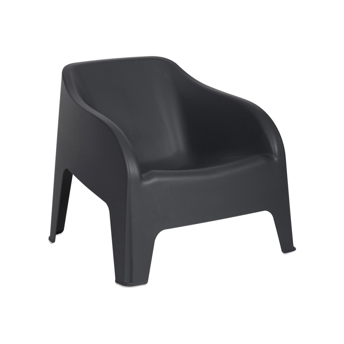 Petra Stackable Armchair - Anthracite grey – image 1