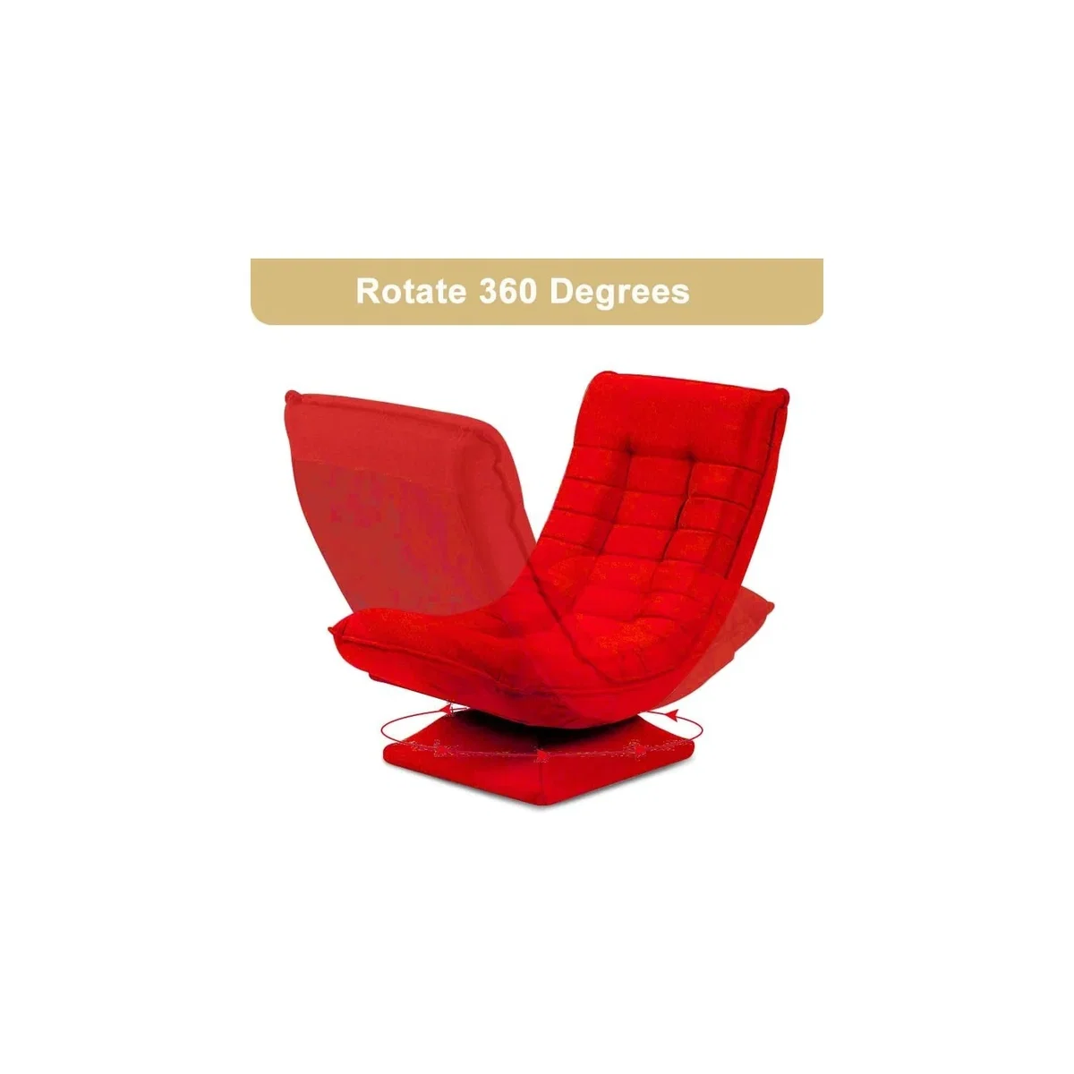 Armchair Chair Lounger - Red – image 6
