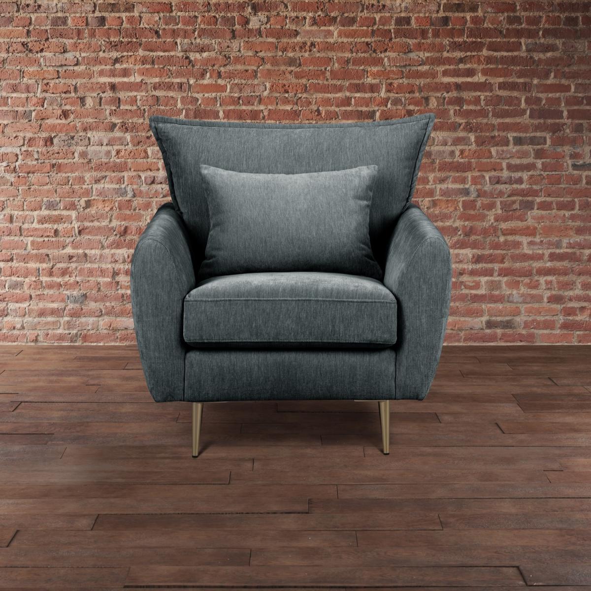 The Tiffany - Arm Chair - Charcoal