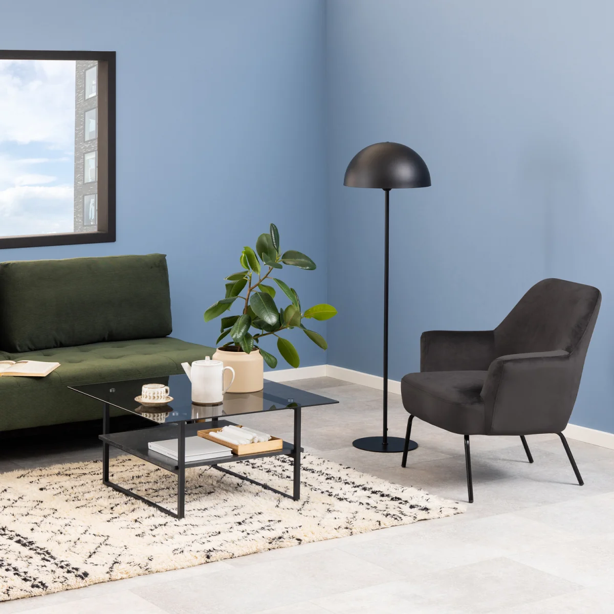 Furniture To Go Melissa Lounge Chair - Dark Grey – image 5