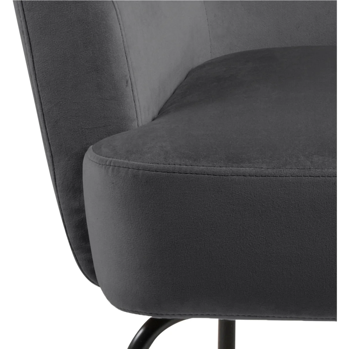 Furniture To Go Melissa Lounge Chair - Dark Grey – image 6