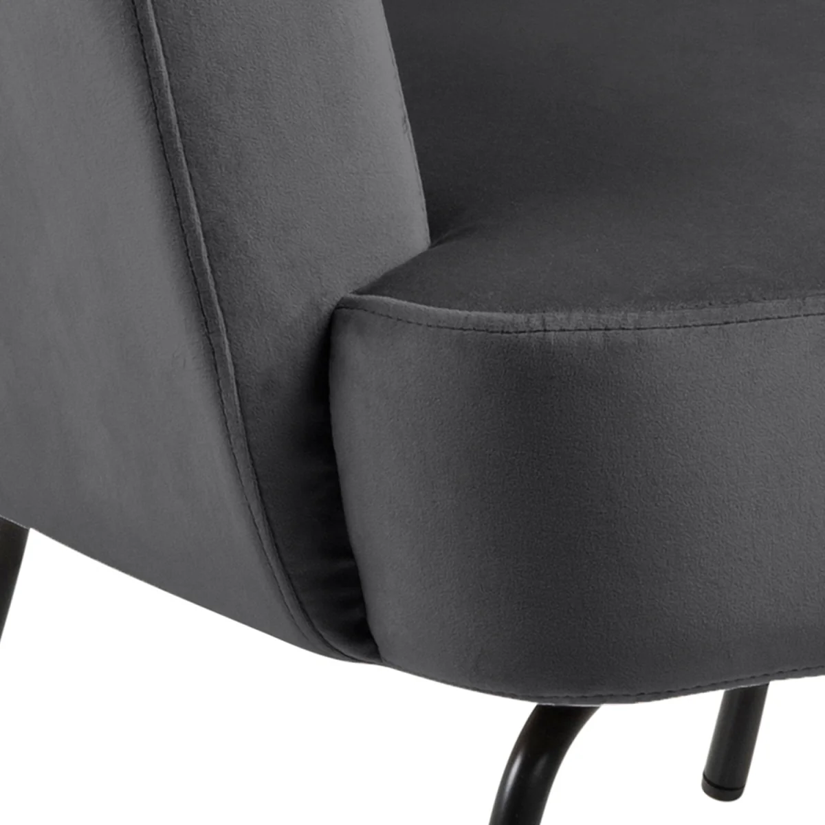 Furniture To Go Melissa Lounge Chair - Dark Grey – image 9