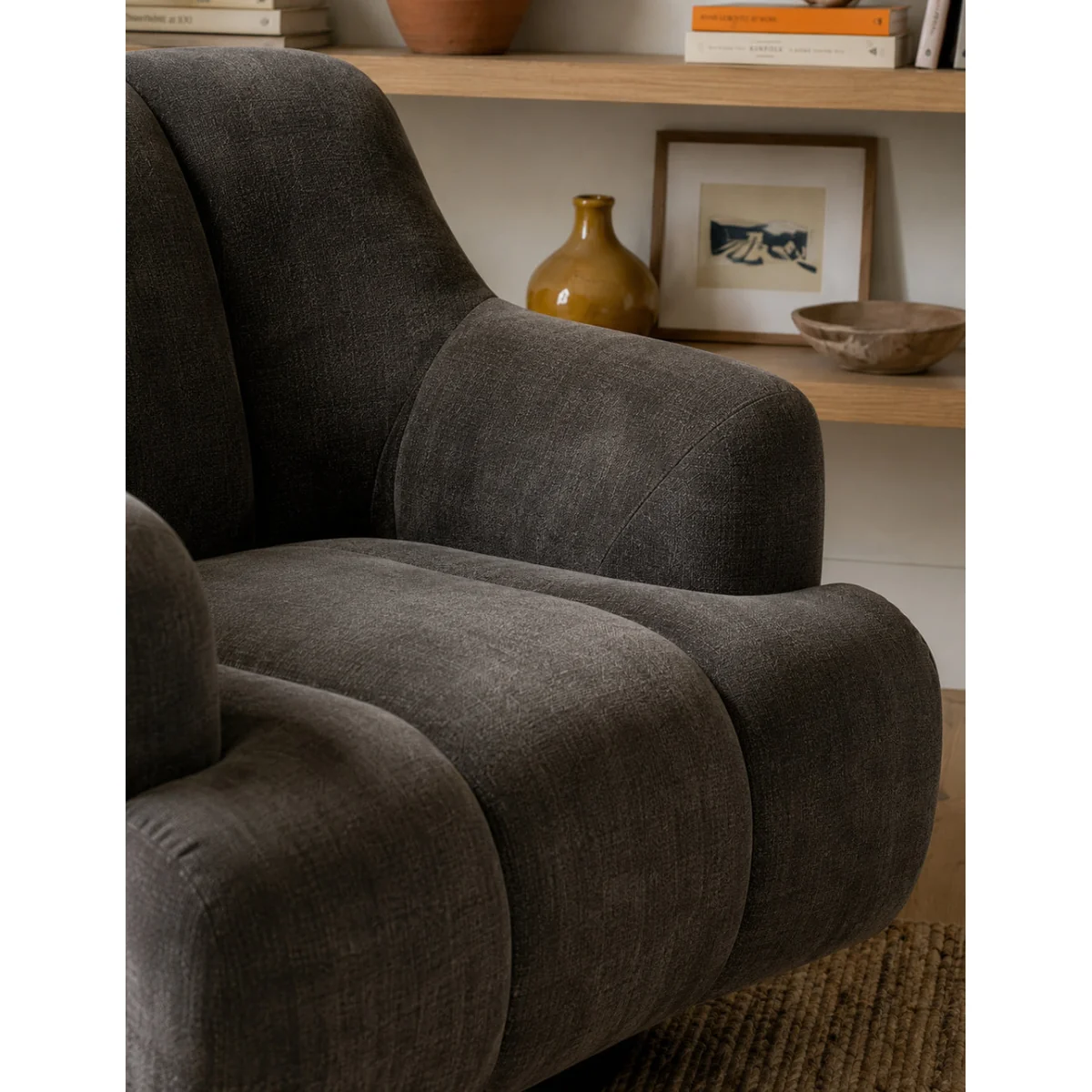 Otis Armchair in Truffle – image 2