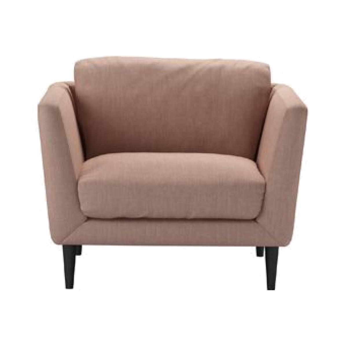 Holly Armchair in Blush Pure Belgian Linen - sofa.com