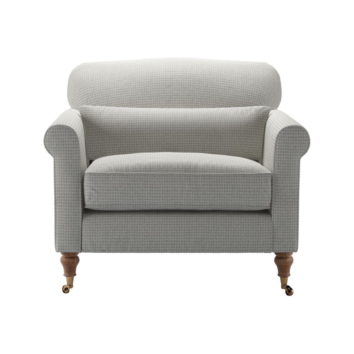 Dahlia Loveseat in Houndstooth Soft Sustainable Wool - sofa.com