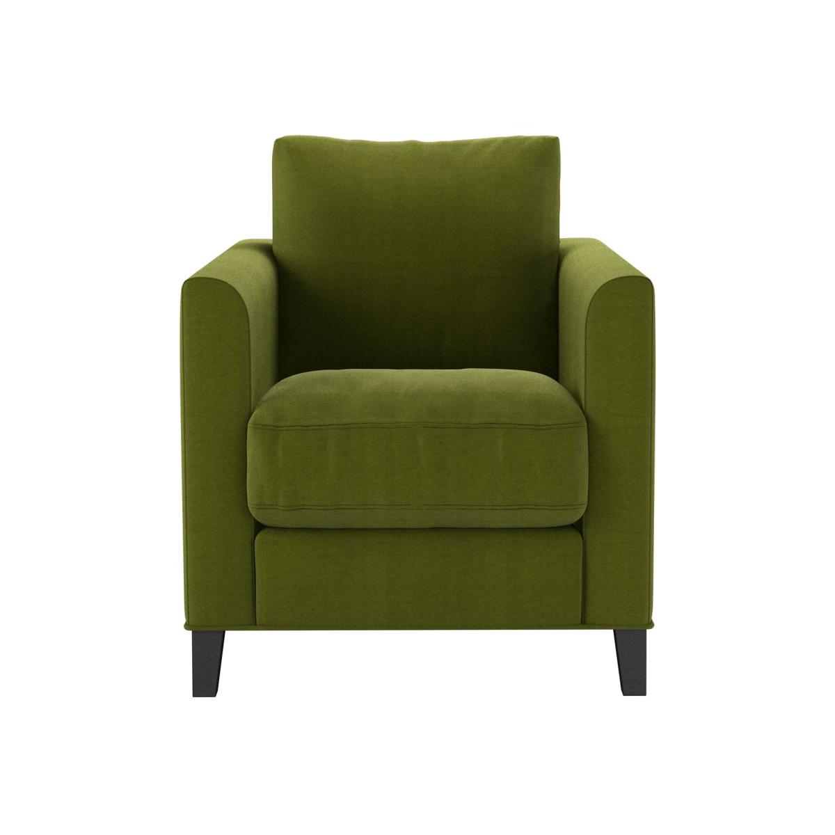 Izzy Armchair in Vine Leaf Organic Smart Cotton – image 1