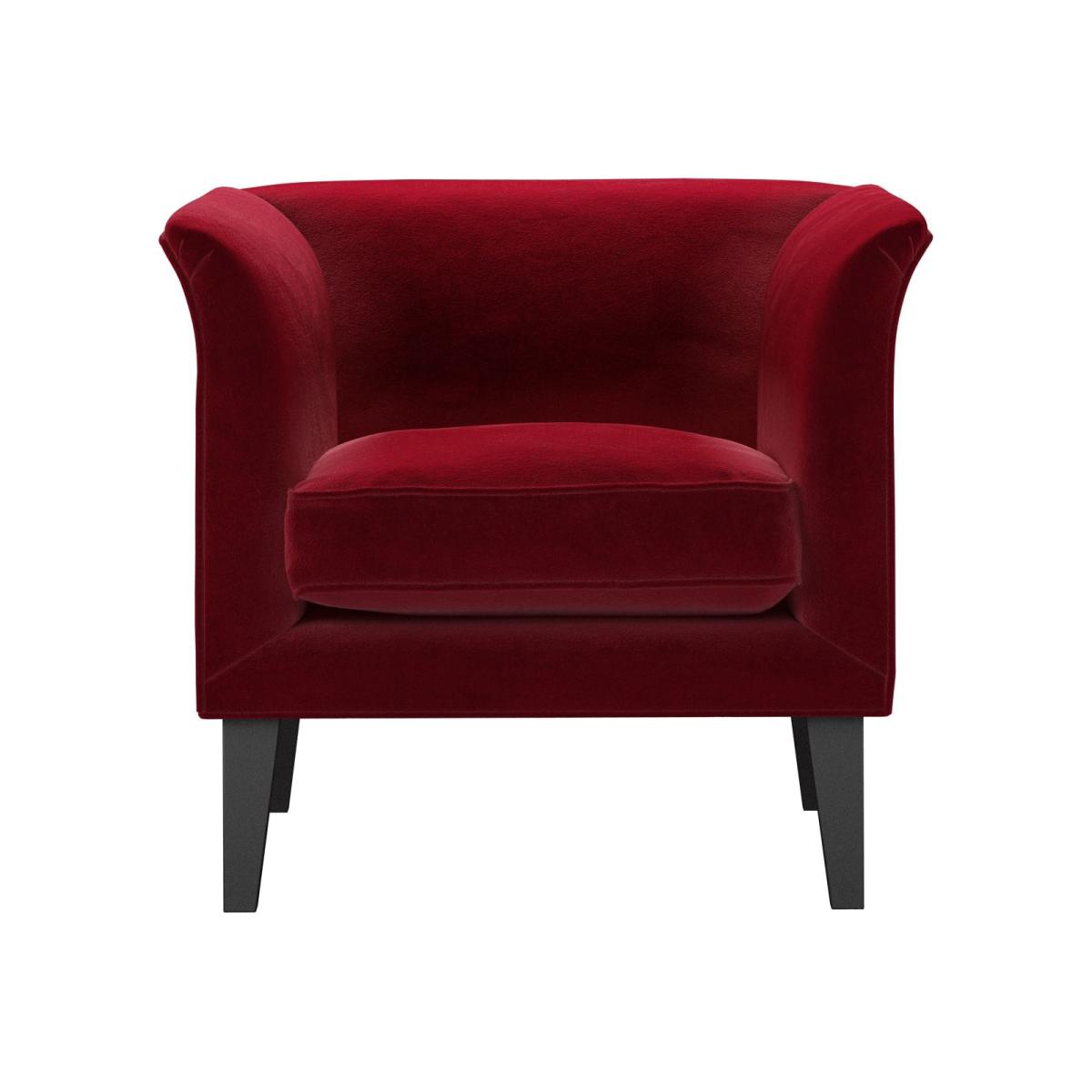 Fingal Armchair in Malbec Cotton Matt Velvet – image 1