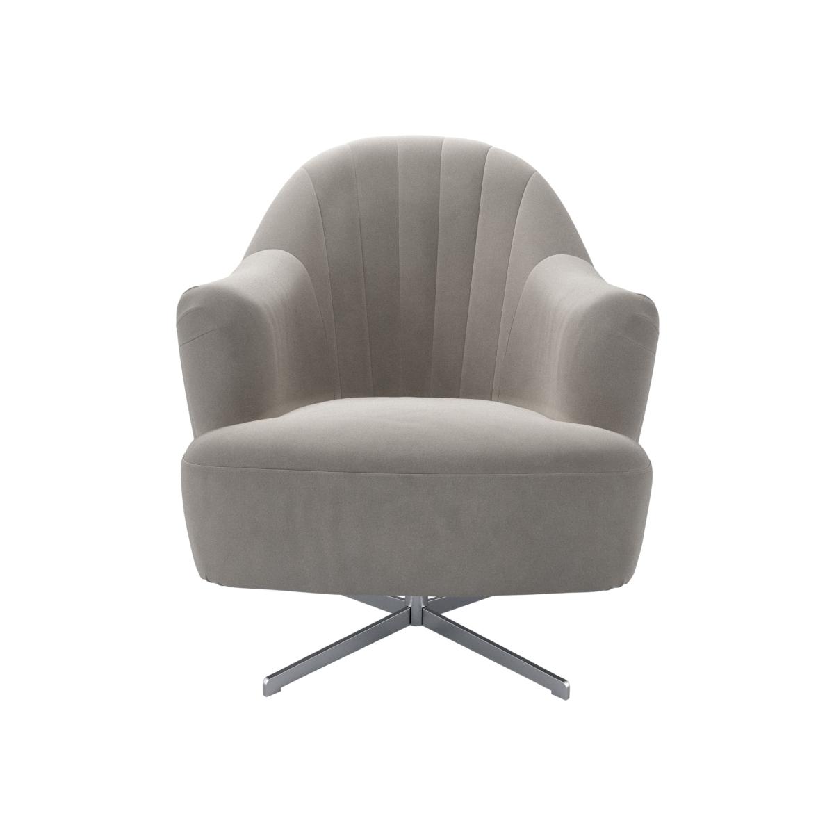 Ariel Armchair in Nimbus Aquaclean Clever Velvet – image 1