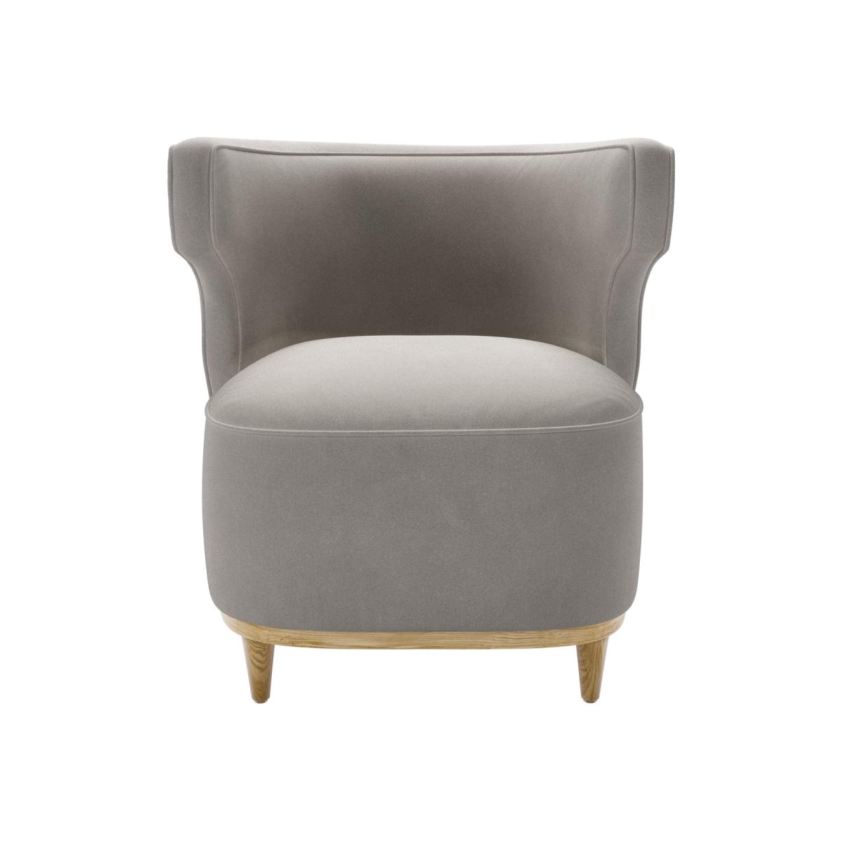 Edie Armchair in Nimbus Aquaclean Clever Velvet – image 1