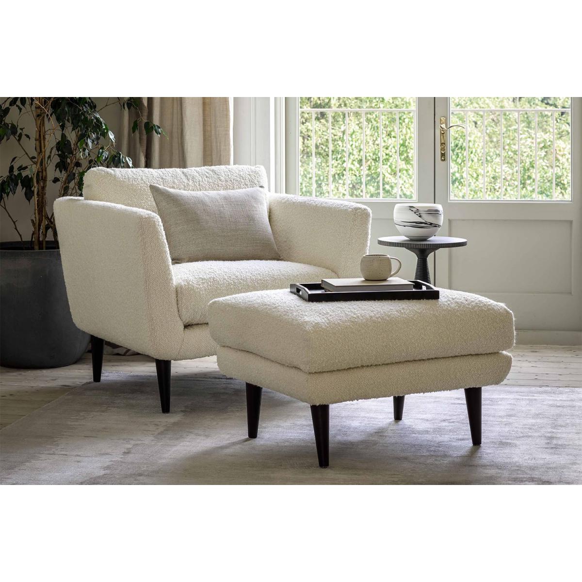 Holly Armchair in Pennine Stone Organic Smart Cotton – image 3