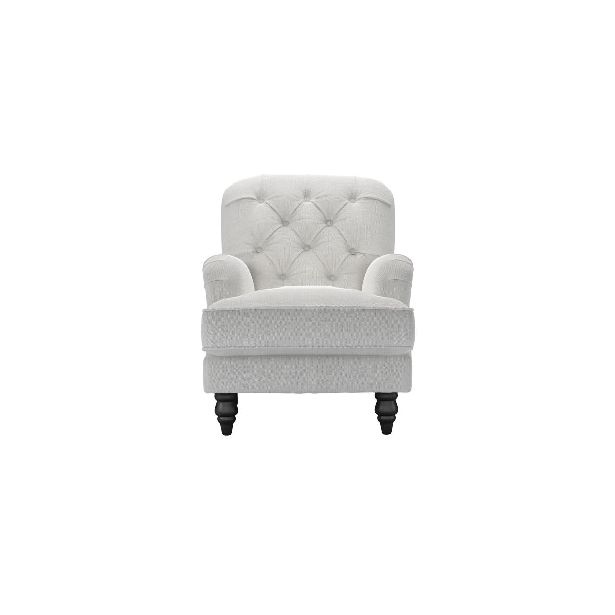Snowdrop Button Back Small Armchair in Persian Rose Smart Velvet – image 2