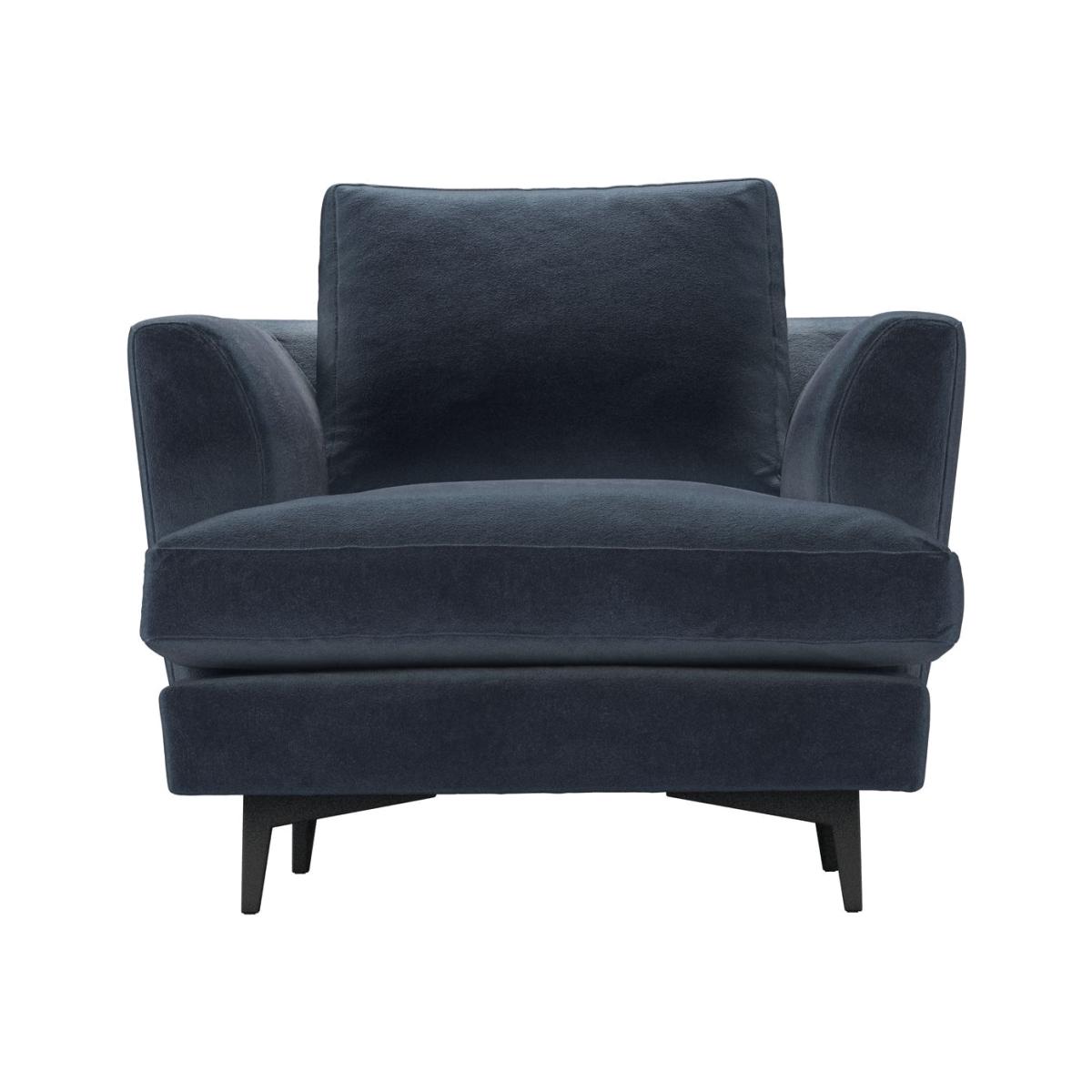Lars Armchair in Skyfall Cotton Matt Velvet – image 1
