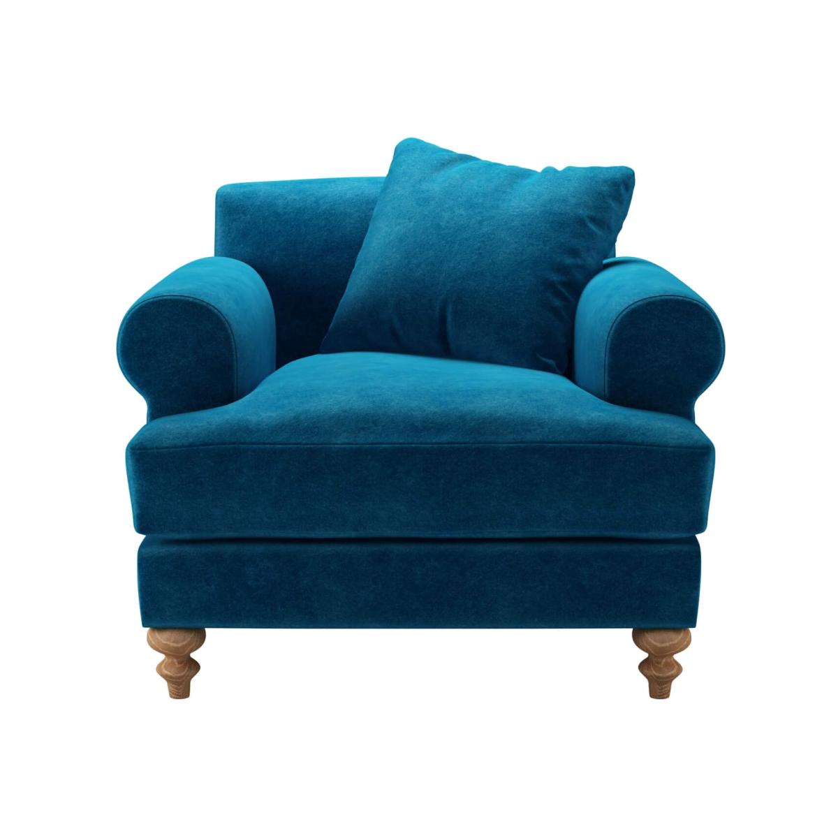 Perfectly Pristine Teddy Armchair in Scuba Smart Velvet - sofa.com – image 1