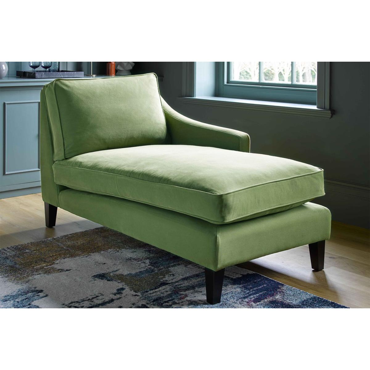 Iggy Chaise Armchair in Damson Smart Velvet – image 4