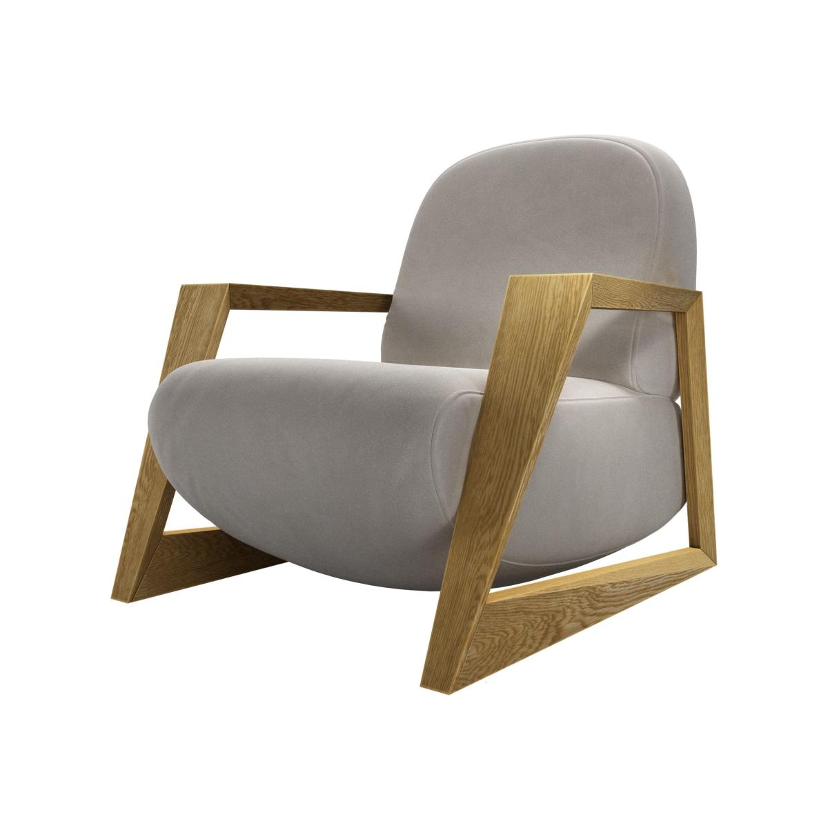 Hockney Armchair in Nimbus Aquaclean Clever Velvet – image 1