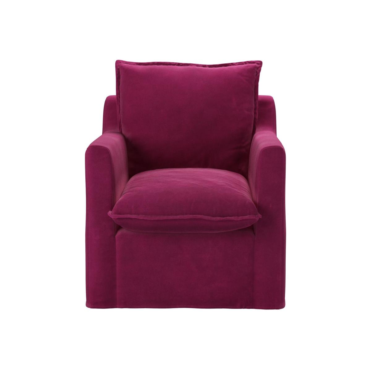 Anders Armchair in Persian Rose Smart Velvet – image 1