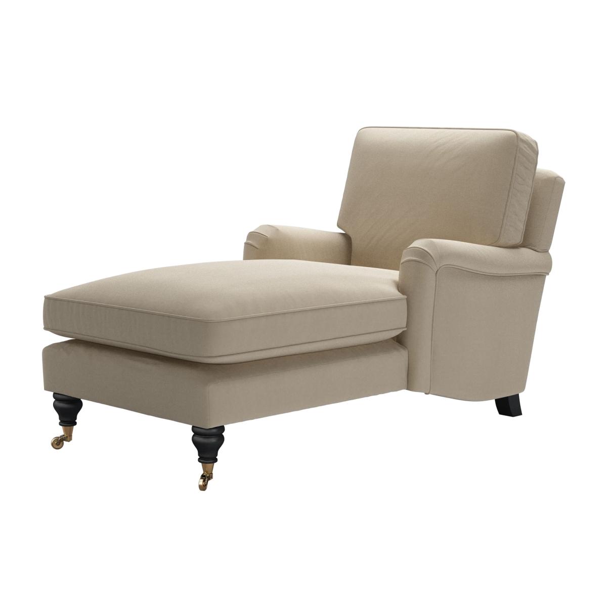Bluebell Chaise Armchair in Pennine Stone Organic Smart Cotton – image 1
