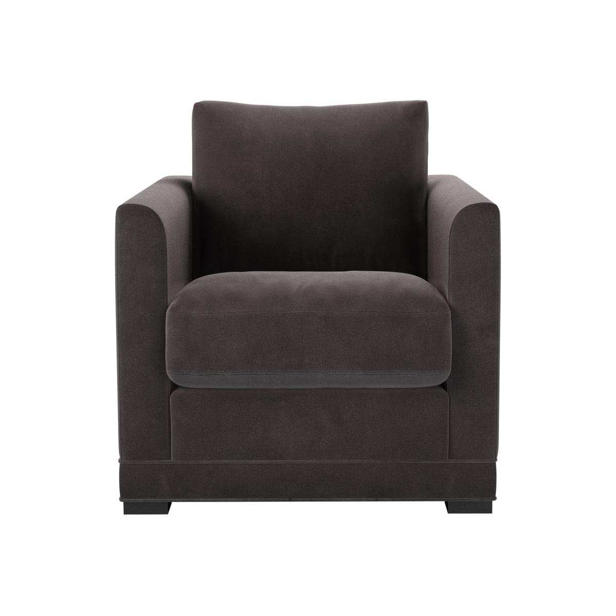 Aissa Armchair in Shale Aquaclean Clever Velvet – image 1