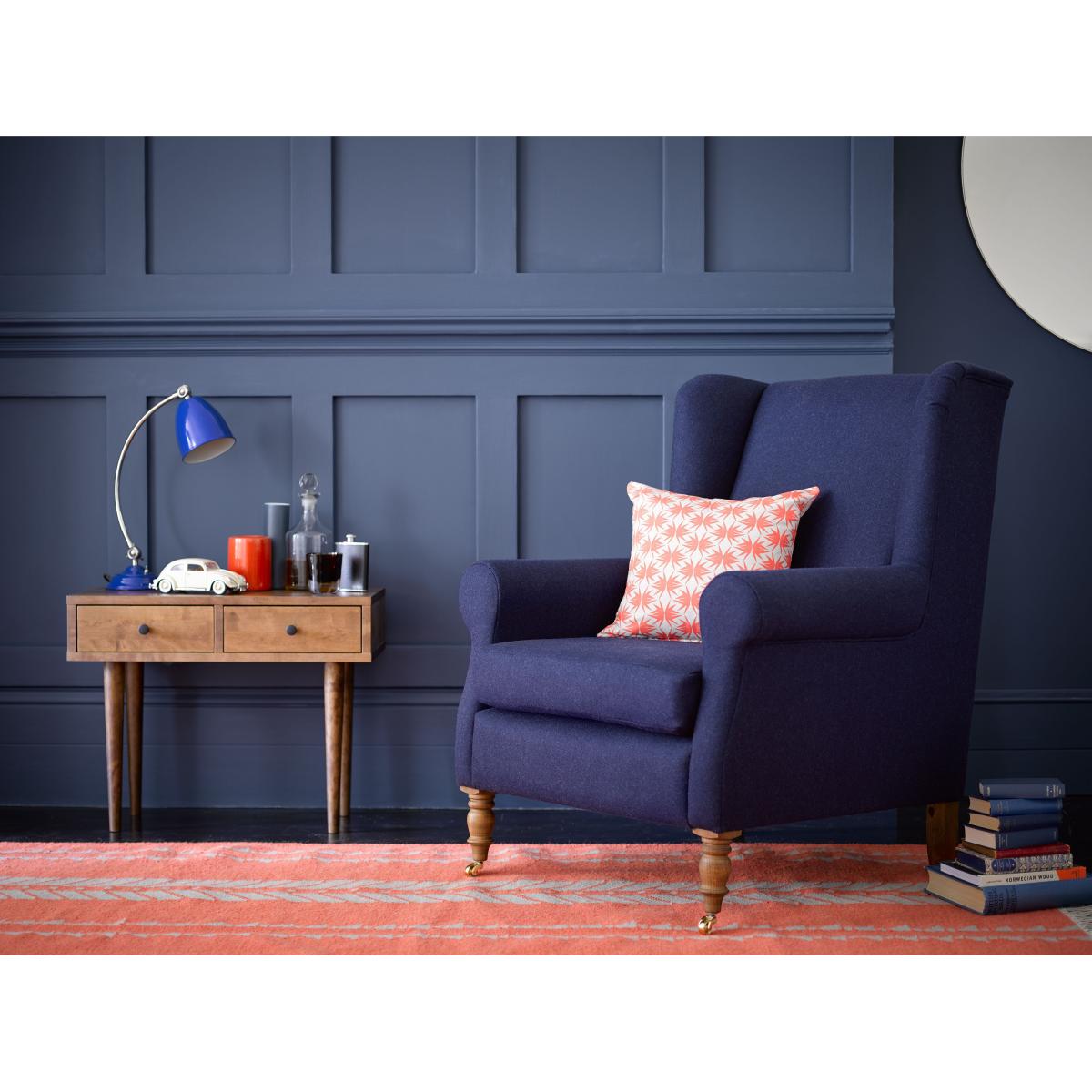Duke Armchair in Pennine Stone Organic Smart Cotton – image 2