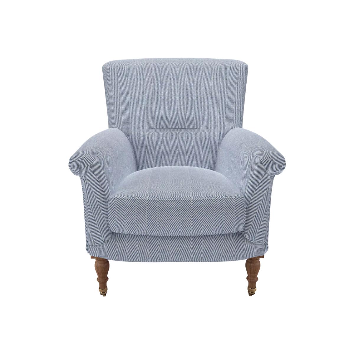 Perfectly Pristine Alderney Armchair in Uniform House Herringbone Weave - sofa.com