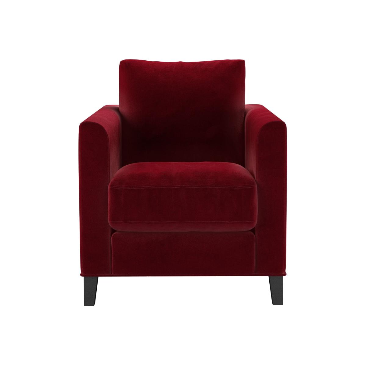 Izzy Armchair in Malbec Cotton Matt Velvet – image 1