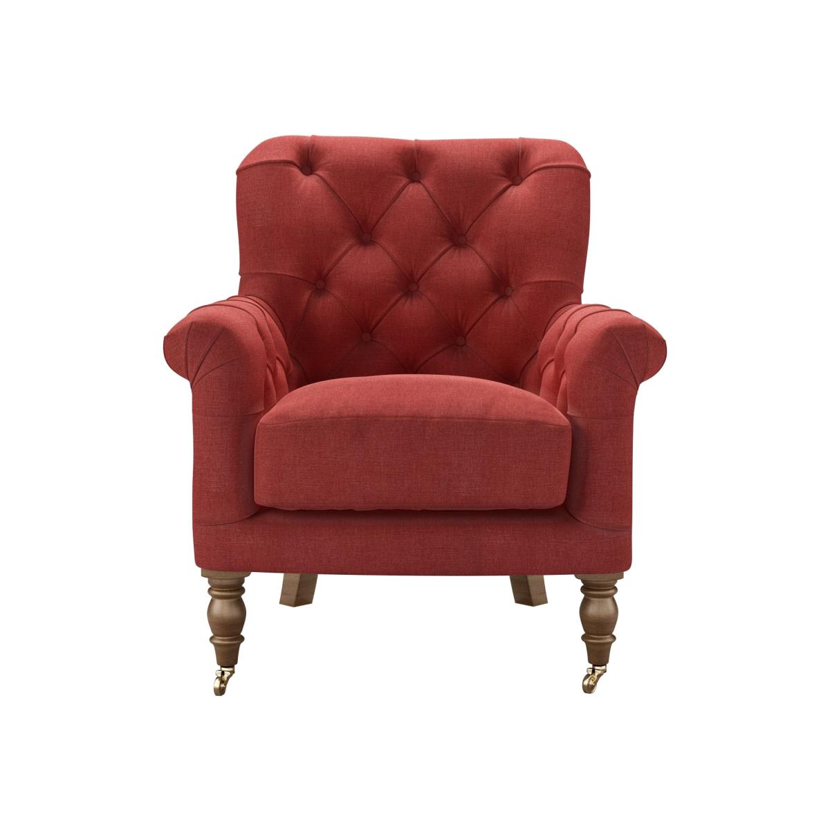 Poppy Armchair in Indian Summer Easy Cotton – image 1