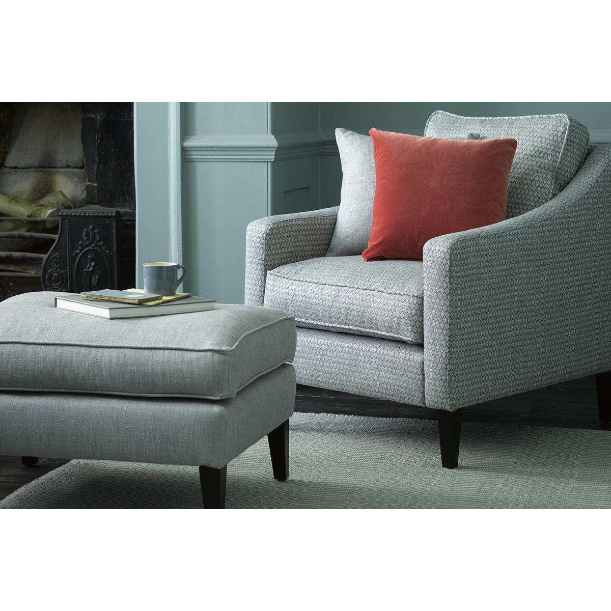Iggy Armchair in Deep Turquoise Cotton Matt Velvet - sofa.com – image 3