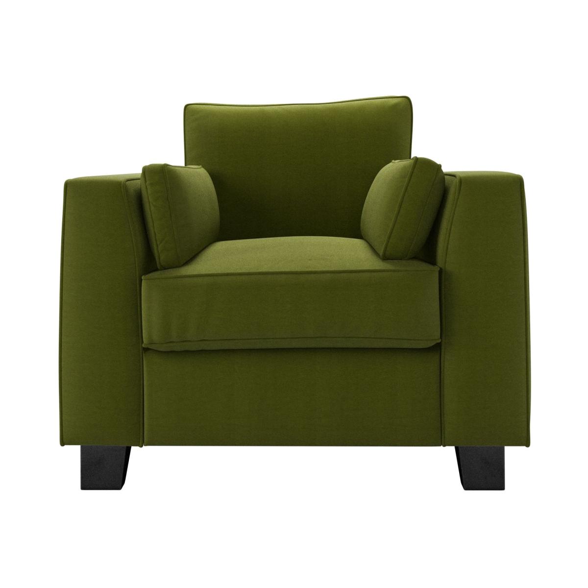 Bowie Armchair in Vine Leaf Organic Smart Cotton – image 1