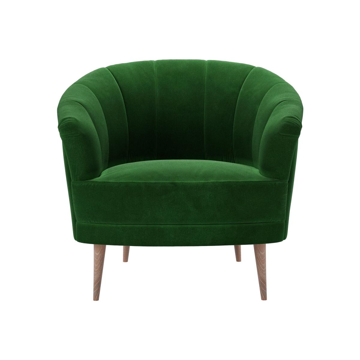 Harper Armchair in Putting Green Aquaclean Clever Velvet – image 1