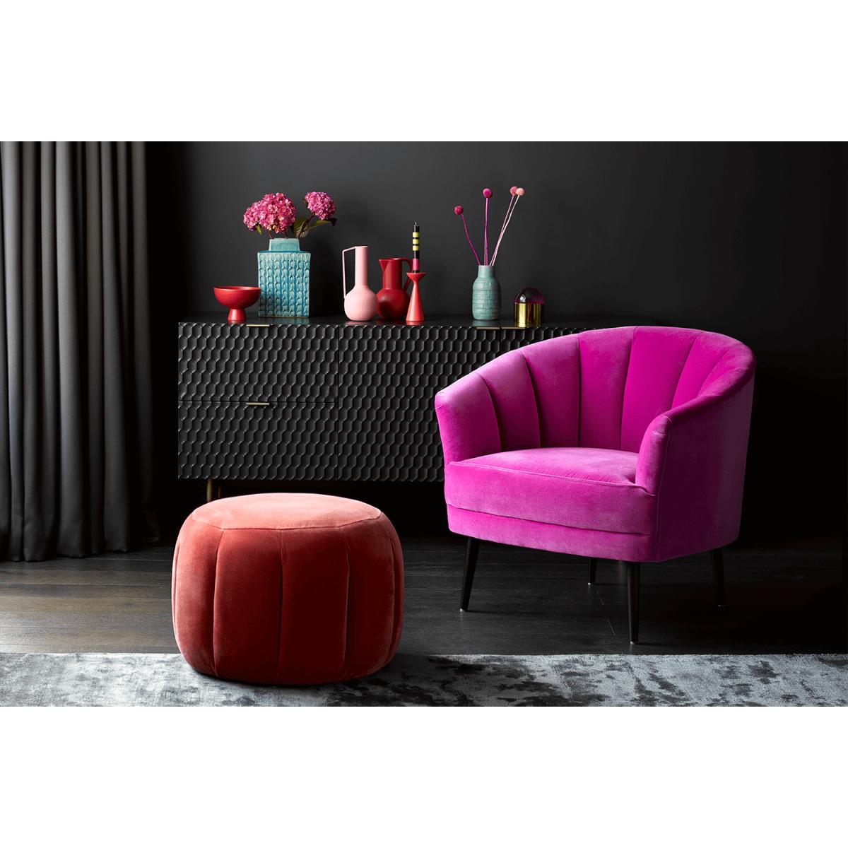 Harper Armchair in Sakura Pink Organic Smart Cotton – image 3