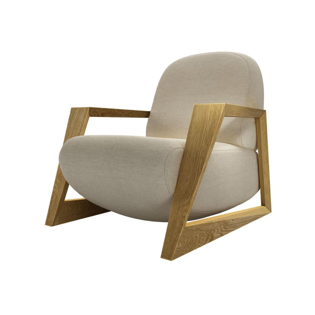 Hockney Armchair in Pampas Hygge Smart Linen – image 1