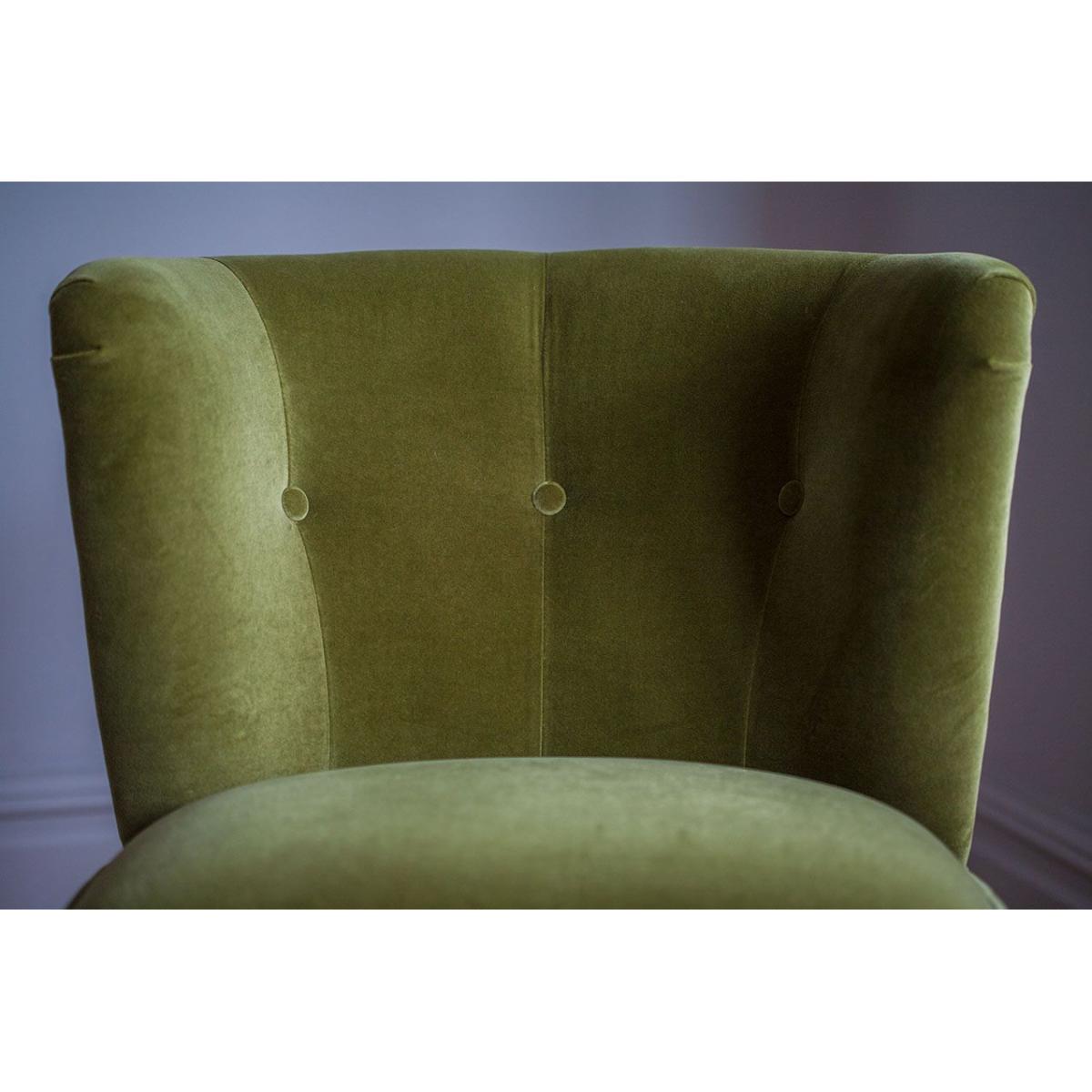Betty Armchair in Mineral Mist Speckled Chenille – image 8