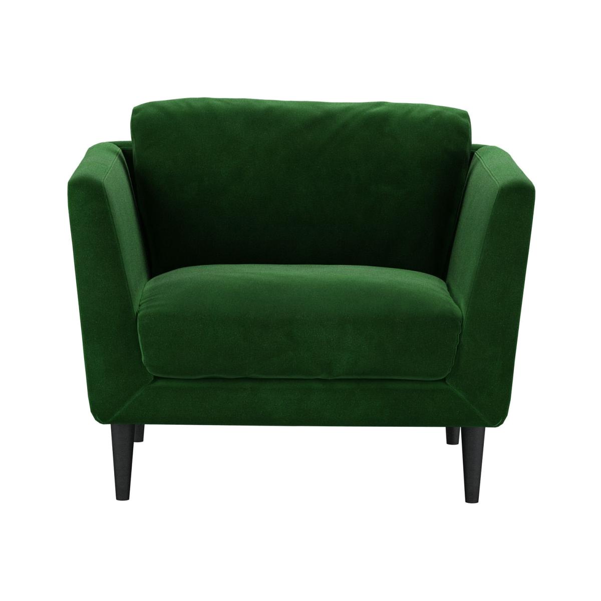Holly Armchair in Putting Green Aquaclean Clever Velvet – image 1